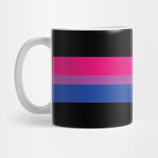 Bisexual Pride Flag: Retro Horizontal Stripes Mug